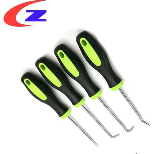 4Pcs Multipurpose Hook Set Gasket Pick Tool Automotive O-Ring Car Sealing Extractor Craft Hand Non-Slip Tool