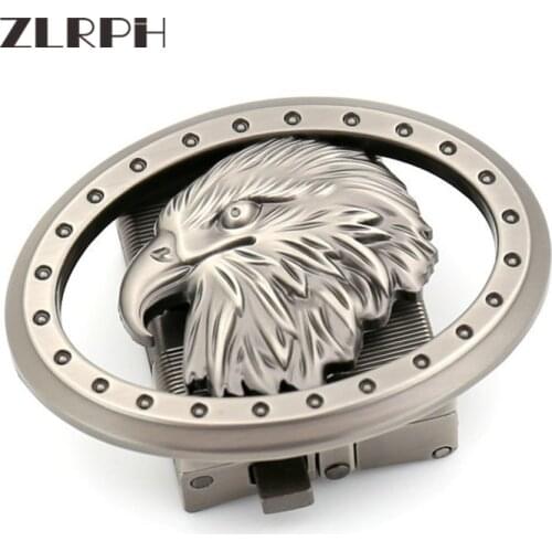 ZLRPH Fashion Designer Belts High quality alloy buckle for Not belt body Sliding Buckle Ratchet Luxury Men Automatic buckle