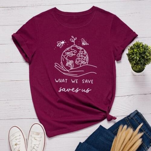 Fashion Summer New Style Pure Cotton Round Neck Short-sleeved Female Trend Creative Printing Graphic T Shirts Woman Tshirts