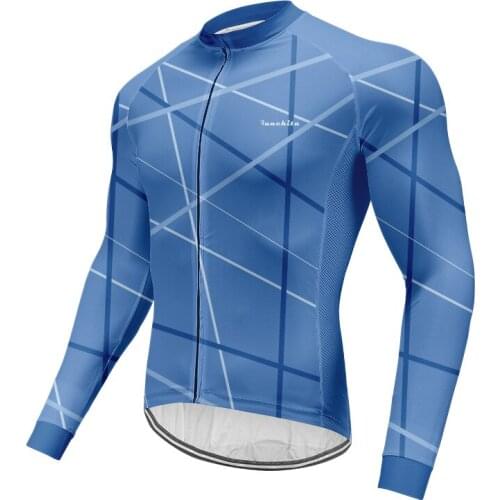 RUNCHITA Mens Cycling Jersey Long Sleeve Jersey Roap Ciclismo Cycling Clothes bike Bicycle Jersey Cycle Clothing