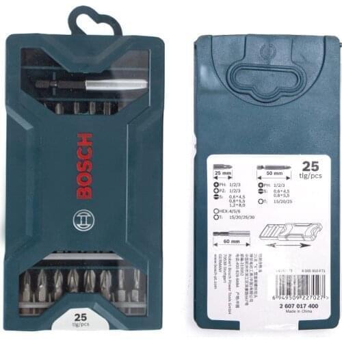 Bosch screwdriver bit set 25 piece set X type professional drill bit mixed set