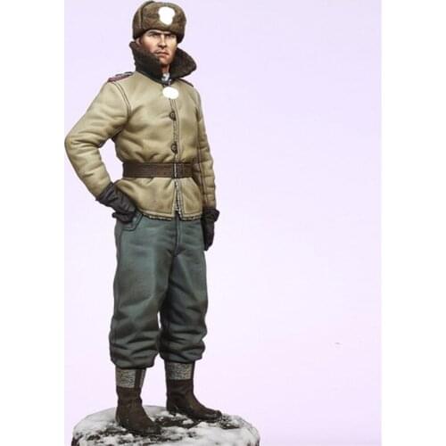 Unpainted Kharkiv Soldier Resin Figure 1/16 Scale Model Kit Assembly Models Kit Resin Colorless Self-Assembled Toy No.225