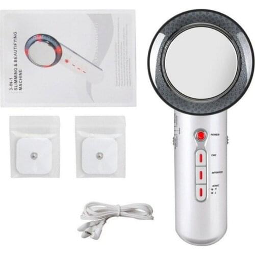 NEW 3 In 1 Ultrasound Cavitation Body Slimming Massager Anti Cellulite Fat Burning Painless Galvanic Infrared Massager