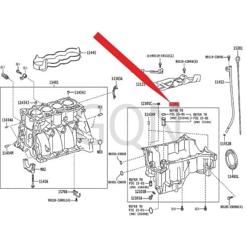 Oil sump sub-assembly 2013-Toy ota YAR IS engine oil sump oil sump screw silk oil sump oil sump with gasket screw bolt