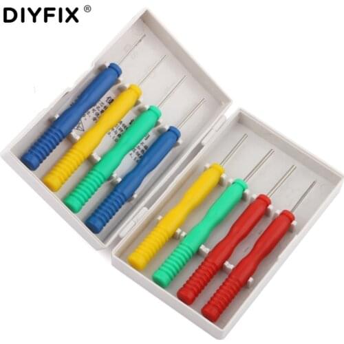 DIYFIX Stainless Steel Hollow Needles Desoldering Tools Set Non-Stick Tin Electronic Components For Soldering Assist Accessories