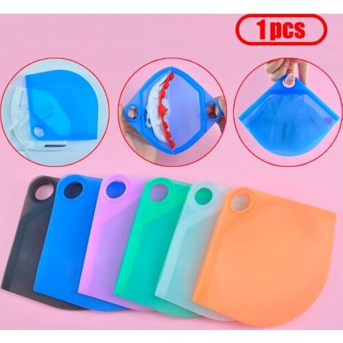 Portable Face Masks Silica Gel Organizer Dustproof And Moisture-proof Cover Holder Case Storage Isolate bacteria Bag Storage Box