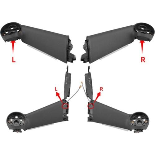 SUNNYLIFE 4PCS Gimbal Motor Front Rear Left Right Arms Spare Repair Spare Parts Kit for DJI FPV Combo Drone Accessories