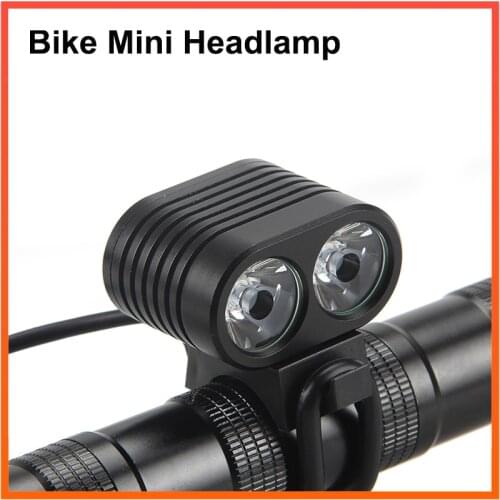 Bicycle light Head 2 LED lamp beads 1600Lm Cycling bike light Flash Light 4 Modes Head Light Only Lamp No Battery