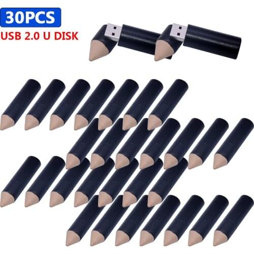 30pcs/lot universal USB2.0 wood pen wood round Pen Black USB drive 4GB 8GB 16GB 32GB 64GB USB flash drive for gift,photography