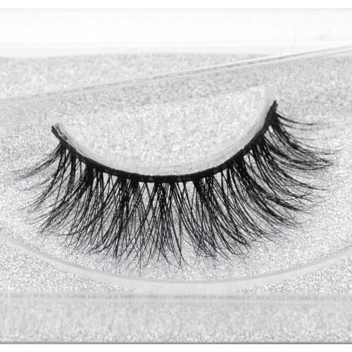 Visofree Mink Eyelashes Long Winged Eyelashes Black Tapered Eyelashes Plastic Black Terrier cilios posticos A10