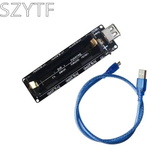 18650 Battery Holder V3 Development Board Compatible ESP8266 Raspberry Pi 3 B+ Overcharge Protection 5V