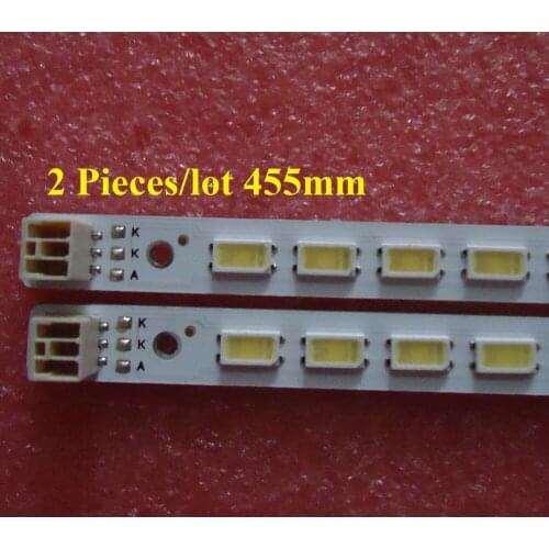 2 Pieces/lot send package is: 40INCH-L1S-60 455MM,Replacement LJ64-03073A LED strip 2011SGS40 5630 62 H1 REV0,100% good working