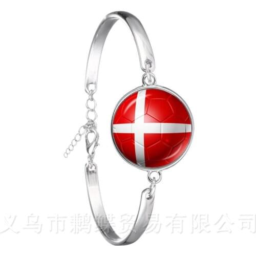 2018 New Classic Football Bracelet National Flag Panama,Australia,Egypt,Argentina,Russia,Germany,Denmark,Poland,Soccer Souvenirs