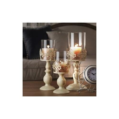 2021 European Style Creative Iron Candle Holder Metal Crafts Wedding Candle Romantic Candle Light Home Accessories Decoration