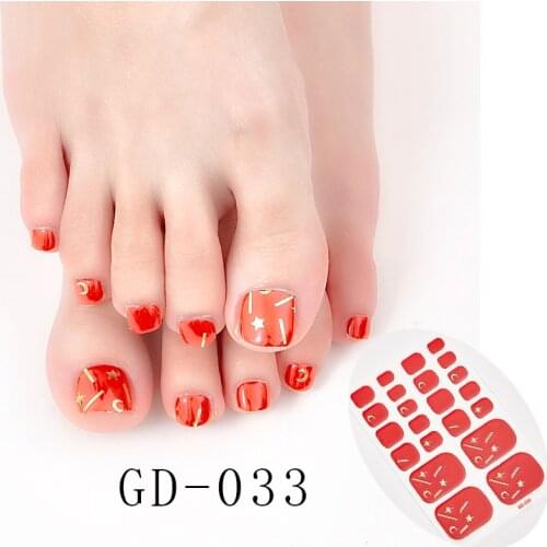 22 Tips/Sheet Full Cover Nail Stickers Novidades Nail Decoration Sticker For Nails Nail Art Nail Sticker Set Nail Accesoires