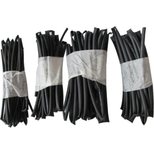 4PCS/Set Heat Shrink Tube Polyolefin Electrical Equipment DIY 3mm 4mm 5mm 6mm