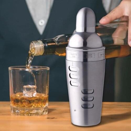 50% Dropshipping!!700ml Cocktail Shaker Eco-friendly Leak-proof Stainless Steel Double Wall Cocktail Mixers for Bar