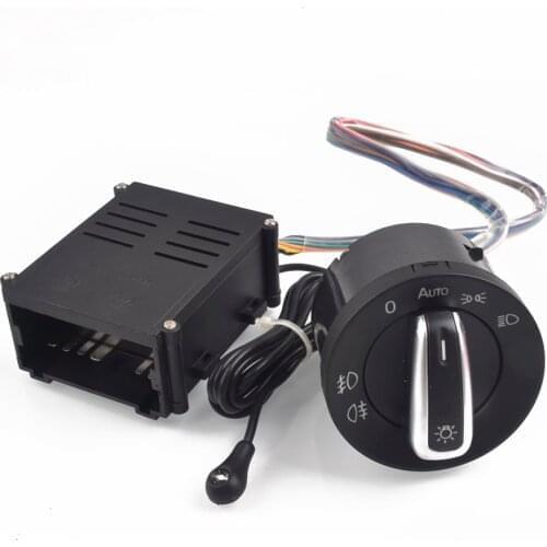 Car Chrome Light Switch Auto lamp Sensor Light For VW Transporter Multivan caravelle T5 T6 + AUTO Headlight
