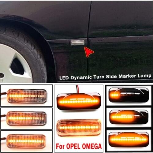 Car Led Dynamic Turn Signal Light For Opel Omega B B1 B2 Stufenheck Caravan 1994-2003 Side Marker Fender Blinker Indicator Lamp