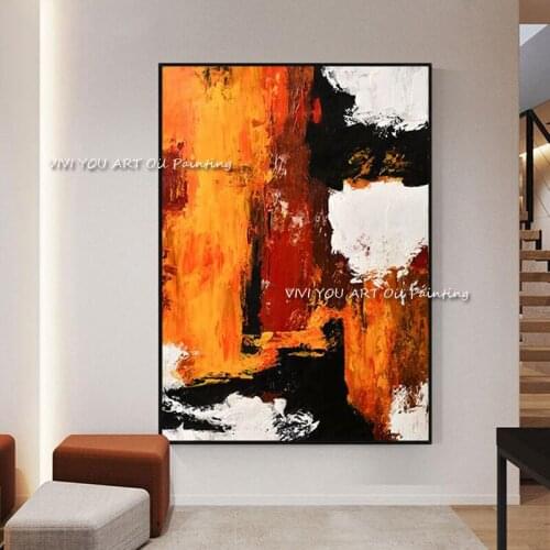 Large Wall Art Thick Oil Painting On Canvas 100% Handmade Modren Paintings For Home Wall Decor Hand Painted Artwork Pictures