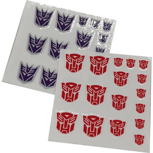 Transformation Robot Anime Movie Series Action Figure Figma Superhero Deformable Car Cartoon Stickers 2 PCS Rest Assured To Buy