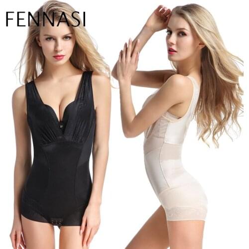 FENNASI Shapewear Corset Sexy Women Lift The Hips Thin Breathable Flat Angle Row Buckle Slim One-Piece Suit