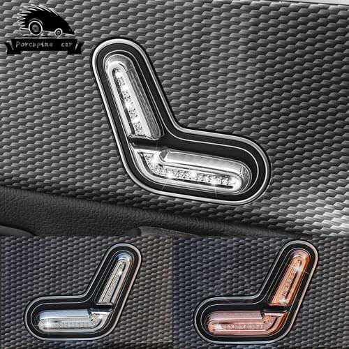Seat Adjustment Button Cover Diamond Trim Stickers for Mercedes Benz A Class W177 V177 A180 A200 A220 A250 2019+ Car Accessories