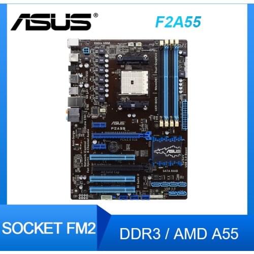 For ASUS F2A55 Desktop Motherboard Socket FM2 DDR3 For AMD A55M A55 SATA II Original Used Mainboard