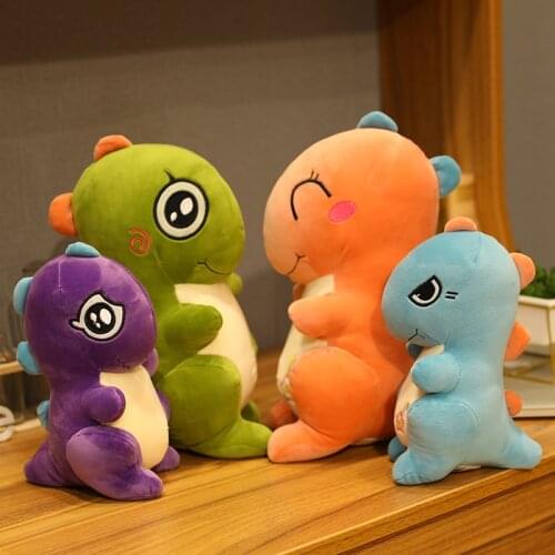 30/40/60cm Soft Lovely Dinosaur Plush Doll Cartoon Stuffed Animal Dino Toy for Kids Baby Hug Doll Sleep Pillow Home Decor