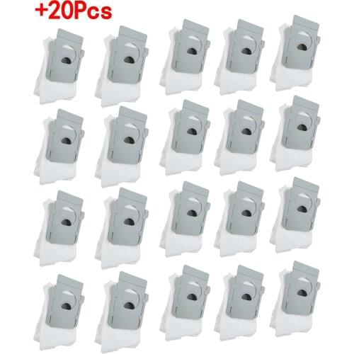 IRobot Roomba Replacement Accessories Dust Collection Bag 20 Pack For i7 Plus E5 E6 S9 S9 + Robot Cleaning Accessories