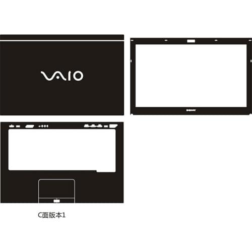 Carbon fiber Laptop Sticker Skin Decal Cover Protector Guard for Sony SA SB SD PCG-41217t PCG-41213p 13.3"