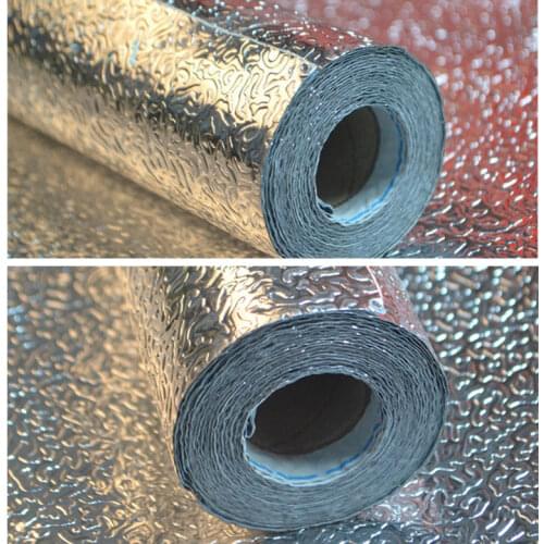 Kitchen Wall Sticker Stove Aluminum Foil Oil-Proof Stickers Anti-Fouling High-Temperature Self-Adhesive Wallpaper 40x100cm