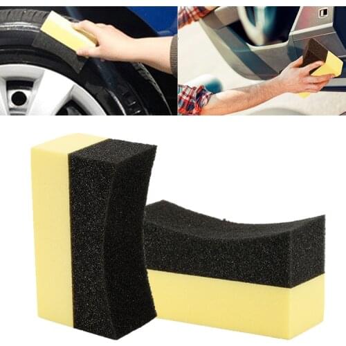 New Auto Waxing Cleaning Tool Corner Wipe Clear Residual Wax Cleaning Eraser Wax Auto Polish Pad Tool Car Wash Sponge TSLM1