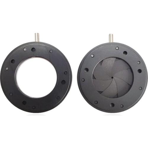 Optical Iris Diaphragm dimming condenser 1.5 - 18.7mm Manual Adjustable Aperture Condenser for Laser, camera, microscope