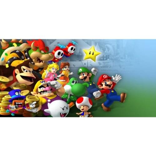 New 70x140cm Bath Towel Cartoon Game Super Mario Beach Towel Drying Washcloth Natural Bamboo Fiber For Kid Men Women