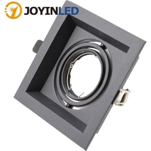 Adjustable square MR16 GU10 frame mr16 fixture down light LED Downlight Downlight Fixture LED Down light Frame for bathroom