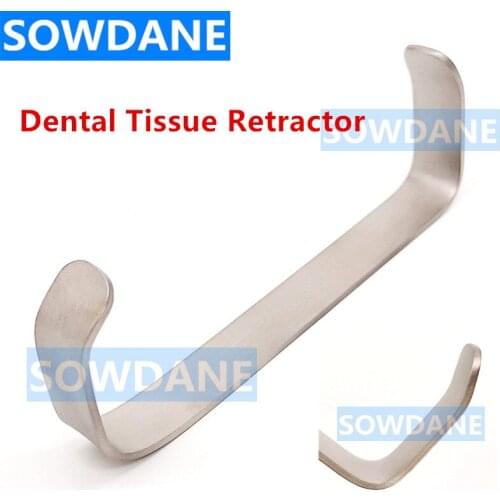 1 piece Dental Surgical Tissue Retractor Twin Hold Lip and Cheek Opener Handheld Retractors Double Ends Surgical Instrument Tool
