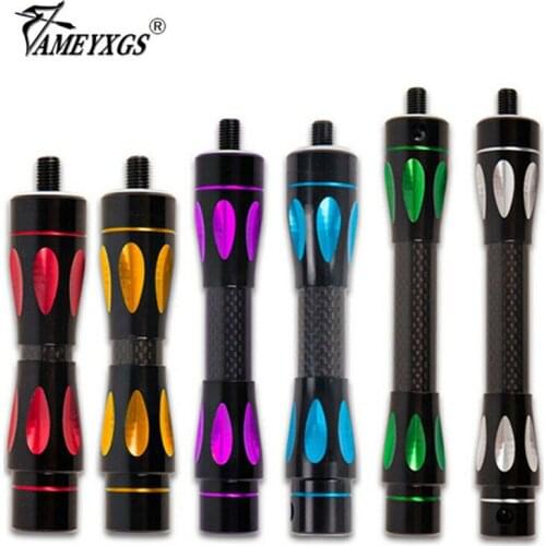 1pc Archery 4/5/6inch Stabilizer Rod Extender Bar Compound Bow Shooting Balance Bar Shock Absorber Outdoor Hunting Accessories