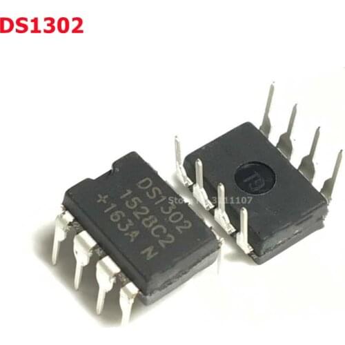 10pcs/lot DS1302 DIP8 Clock circuit timing Real-time clock DS1302N ic