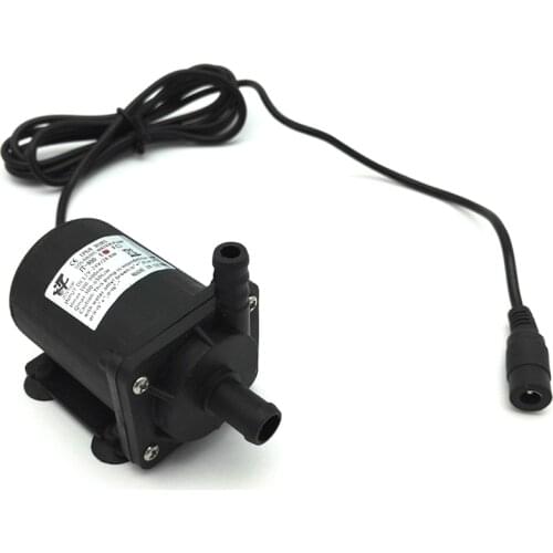 800E Hmax 6.5m Solar DC 12V 24V Water Pump Mini Plastic Gear Pump 5.5*2.1 DC water proof connector