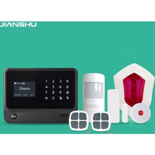 850/900/1900/2100mHZ 3G home surveillance alarm contact ID Ifttt setting smart home burglar alarm system mobile APP alarm