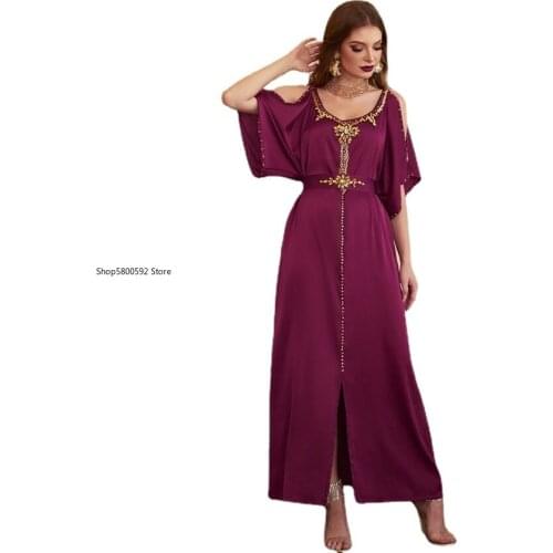 Abaya Dubai Turkey Arabic Muslim Dress Islam Clothing Evening Party Dresses Abayas For Women Robe Femme Longue Musulman De Mode