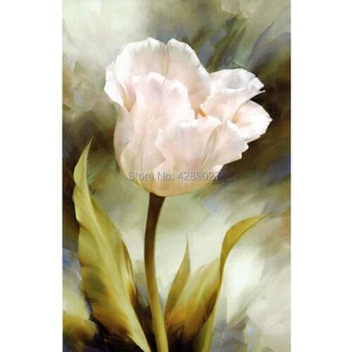 MYTIAN 5D Diamond Embroidery Oil Painting Lily Flower Diamond Mosaic Painting Diamond Pattern Cross Stitch Kit Craft Home Decor