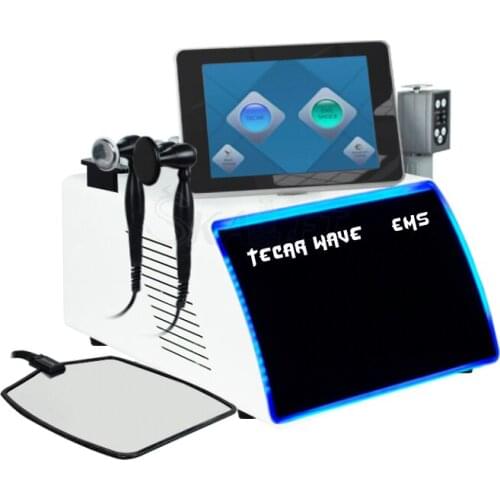 3 In 1 Smart Tecar CET RET Diathermy Pain Removal EMS Muscle Stimulation Extracorporeal Shock Wave ED Treatment Machine
