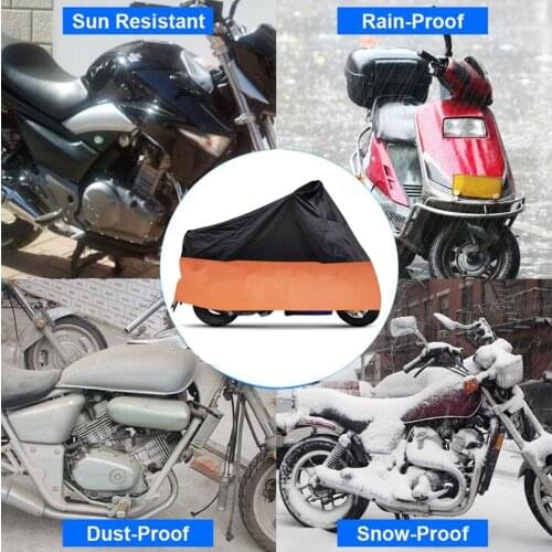 Motorcycle Covers 190T Scooter Motorbike Waterproof Outdoor All Weather Protection
