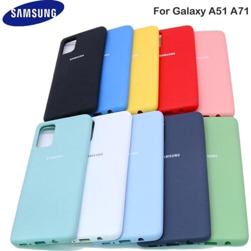 For Samsung Galaxy A51 Case Cover Ultra-thin Liquid TPU Silicone Phone Case For Samsung Galaxy A71 SM A515F A717F A 51 71 Cover