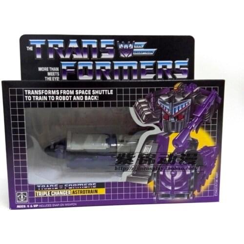 Deformation US version G1 re-enactment of Decepticons Three Change Warrior Ko version big train model toy