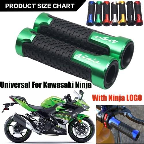 For KAWASAKI Ninja 400 250 650 250R 300R 650R 1000 Zx6r ZX10R Motorcycle Handle Bar Handlebar Ends Hand Grips Bar Accessories