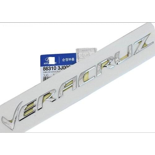 For Hyundai Veracruz Tail door logo Veracruz letter logo
