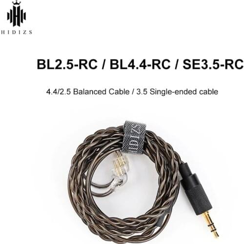 Hidizs BL2.5-RC/BL4.4-RC Balanced Cable SE3.5-RC Single-ended Audio Cable with 2Pin 0.78mm made for MS1 MS4